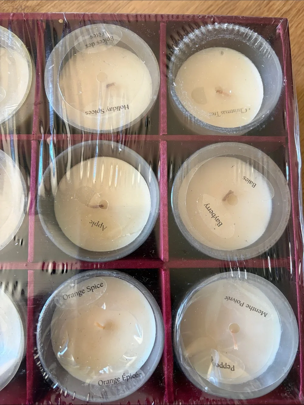 Pier 1 Discontinued HOLIDAY SCENTS VOTIVE CANDLES GLASS HOLDERS